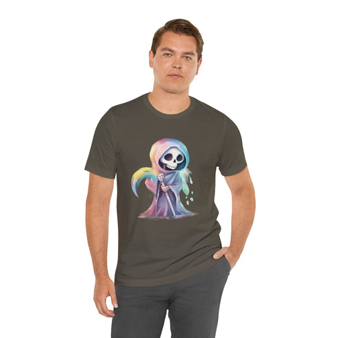 Cute Colorful Reaper - Short Sleeve Tee